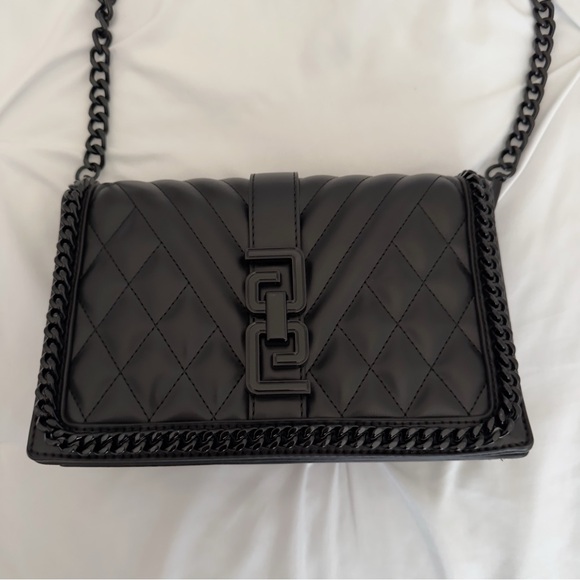 Aldo Black Quilted Crossbody Bag - Picture 2 of 4